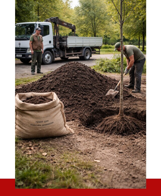 Грунт для посадки деревьев в Верхней Пышме от 1231 р. | ПРОНЕРУДВрх