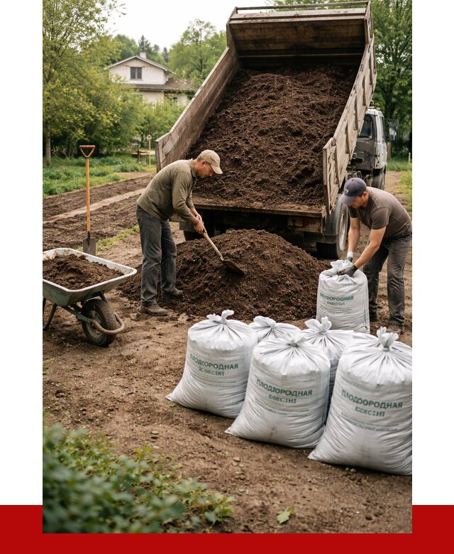 Плодородная смесь в Верхней Пышме от 4309 р./куб с доставкой | ПРОНЕРУДВрх