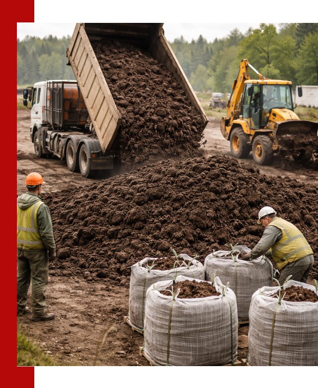 Доставка нейтрального торфа в Верхней Пышме оптом и в розницу