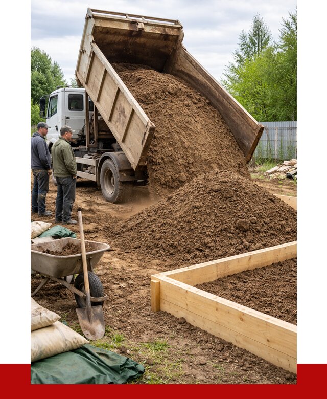Торфо песчаная смесь в Верхней Пышме с доставкой от 1898 р. | ПРОНЕРУДВрх