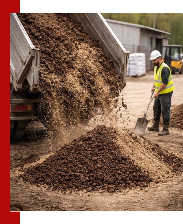 Доставка торфо-песчаной смеси в Верхней Пышме для строительства и озеленения