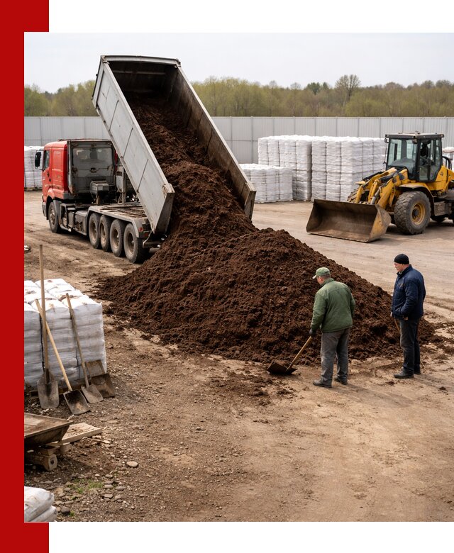Доставка торфяных смесей оптом и в розницу в Верхней Пышме