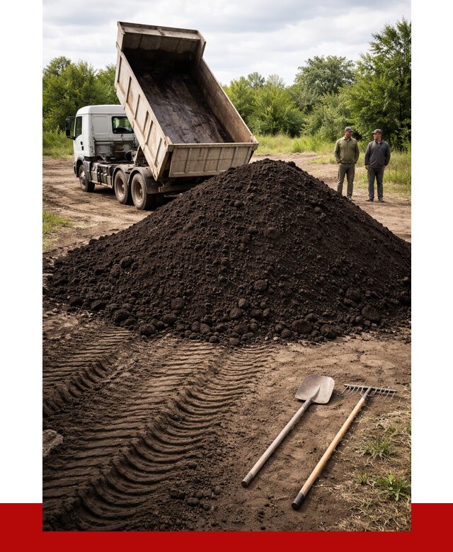 Купить чернозем навалом в Верхней Пышме от 1231 р. за куб | ПРОНЕРУДВрх