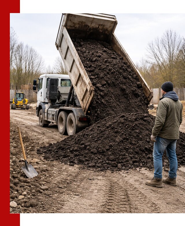 Доставка чернозема навалом в Верхней Пышме быстро и выгодно