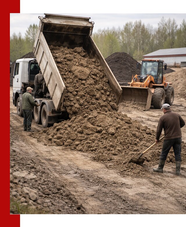 Доставка глин и суглинков в Верхней Пышме оптом и вкрай