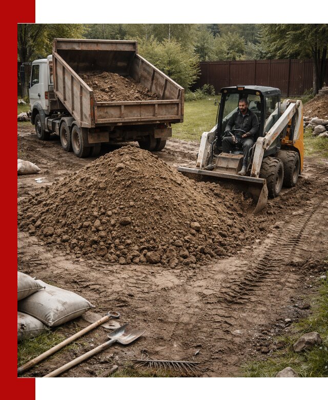 Суглинок для планировки участков в Верхней Пышме с доставкой и выгрузкой