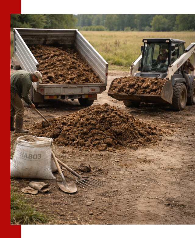 Доставка конского навоза в Верхней Пышме с разгрузкой и доставкой на объект