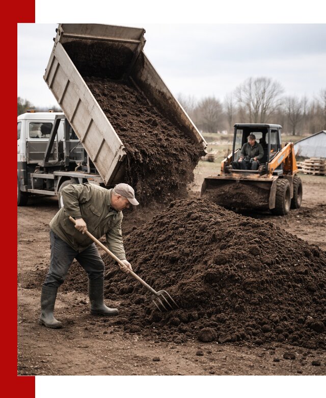 Доставка и продажа перегноя в Верхней Пышме быстро и дешево