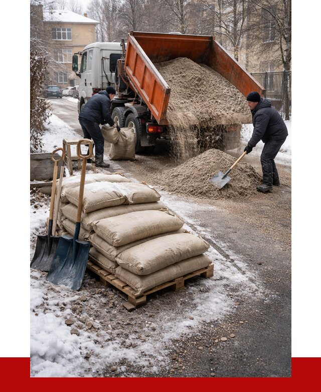 Противогололедные материалы оптом в Верхней Пышме от 4309 р. | ПРОНЕРУДВрх
