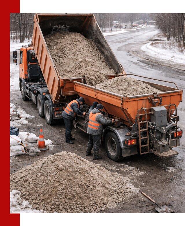 Поставка и вывоз пескосоля в Верхней Пышме оптом и в розницу