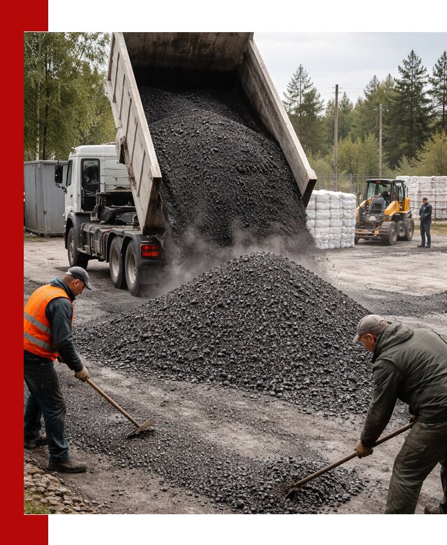 Доставка и продажа асфальтного гранулята в Верхней Пышме