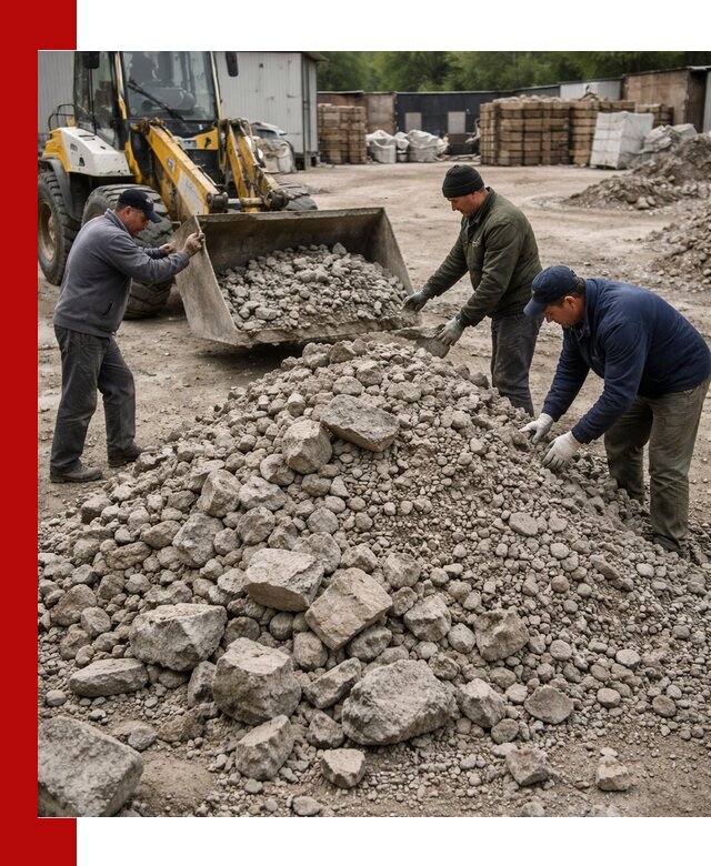 Демонтаж и вывоз бой бетона в Верхней Пышме