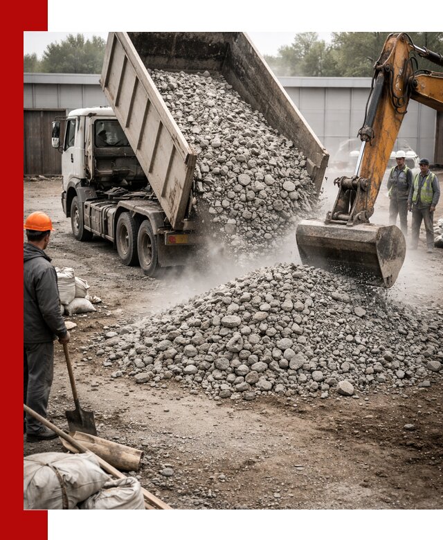 Доставка дробленого бетона в Верхней Пышме оптом и в розницу
