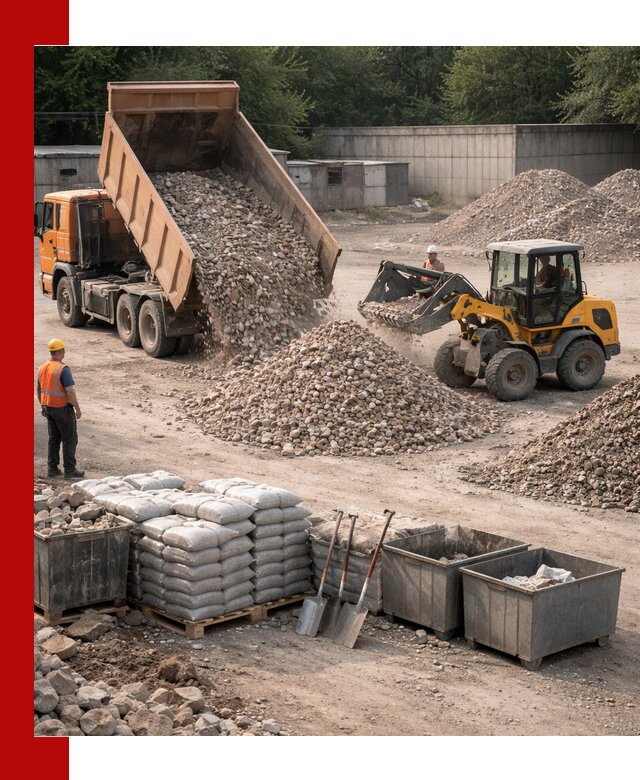 Вторичные материалы для отсыпки в Верхней Пышме — поставка и доставка