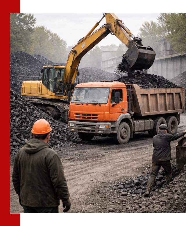 Доставка угля автотранспортом в Верхней Пышме быстро и выгодно