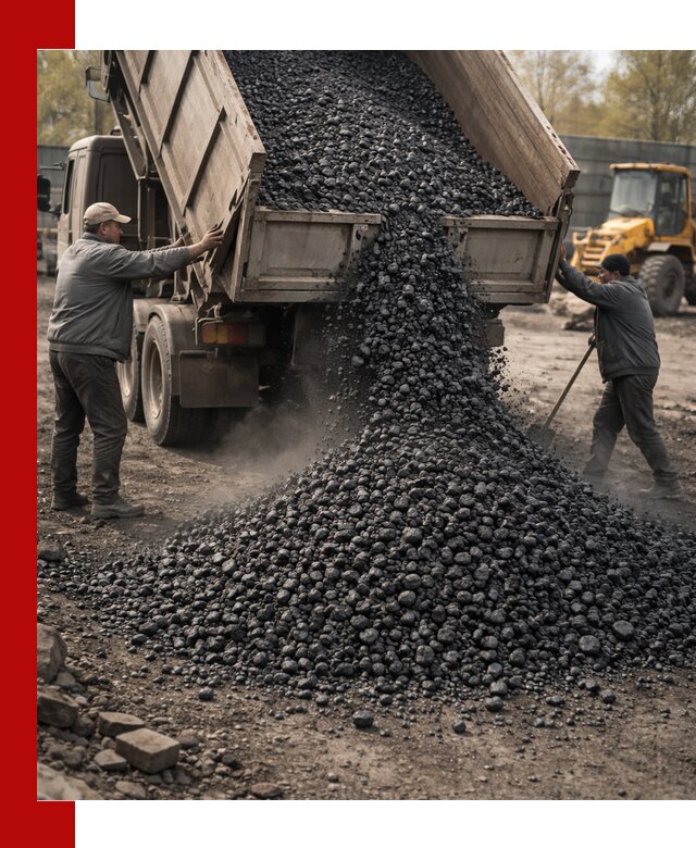 Доставка угля семечка самосвалами в Верхней Пышме
