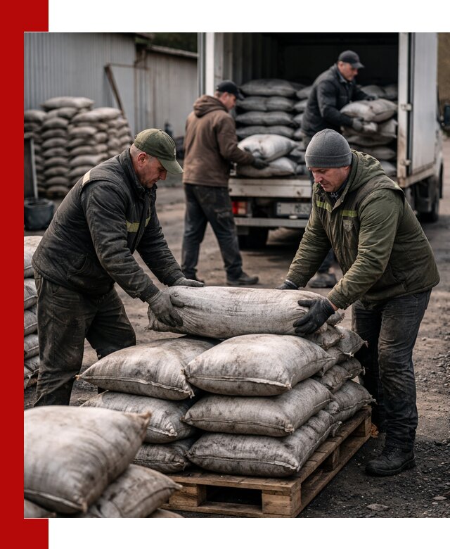 Доставка угля в мешках по выгодным ценам в Верхней Пышме