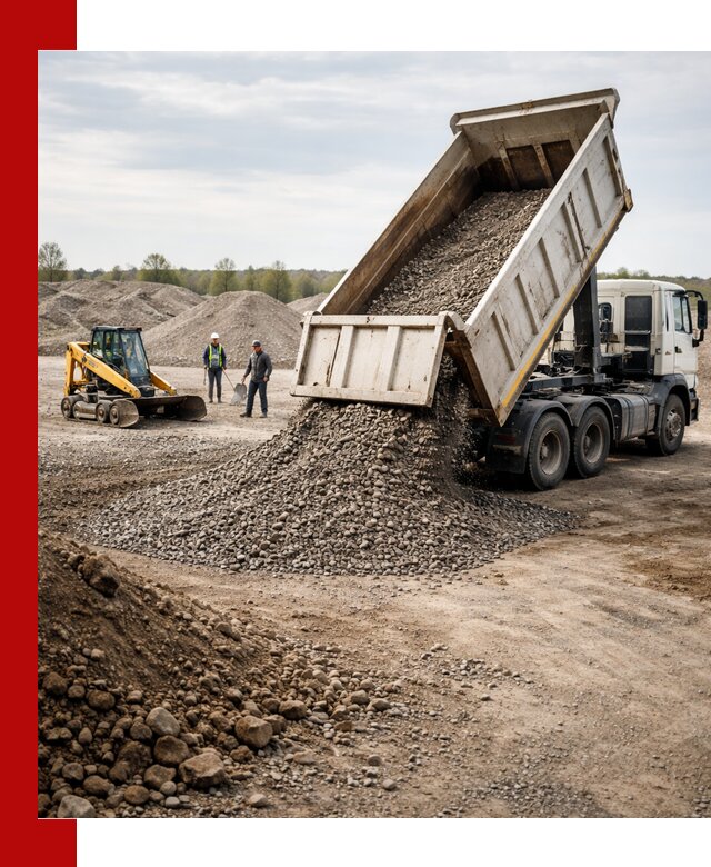 Доставка самосвалом 25 м³ в Верхней Пышме быстро и надежно