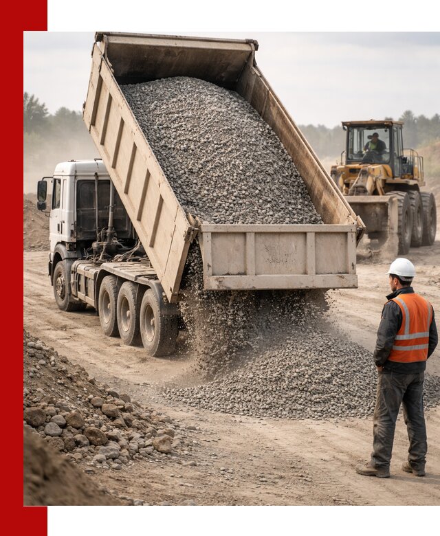 Доставка самосвалом 40 кубов цемента и сыпучих в Верхней Пышме