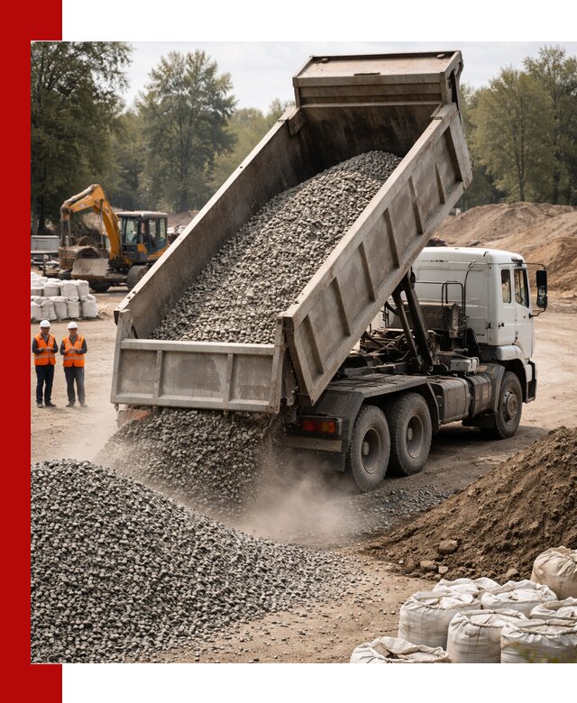 Аренда самосвала в Верхней Пышме для доставки сыпучих и нерудных материалов