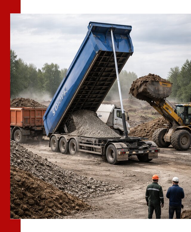 Аренда тонар 40 тонн в Верхней Пышме с доставкой материалов