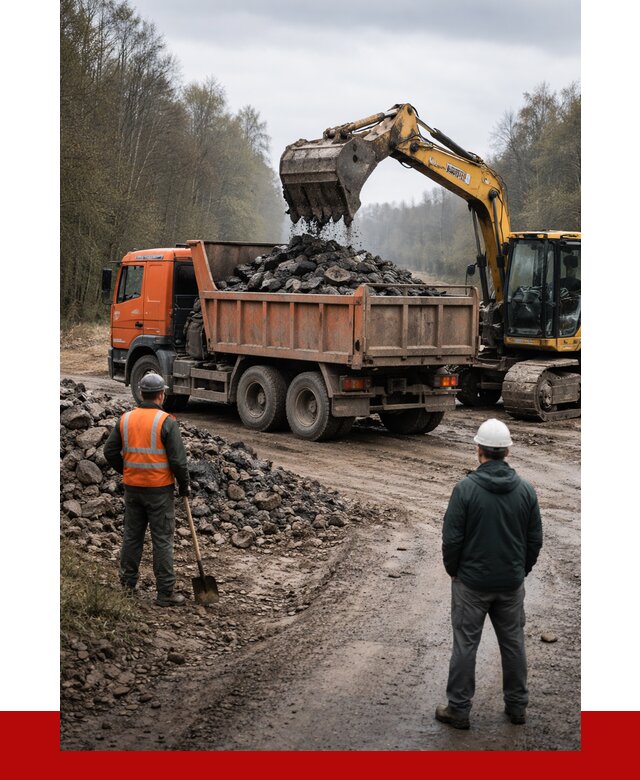 Вывоз асфальта в Верхней Пышме от 4617 р. самосвалом ПРОНЕРУДВрх