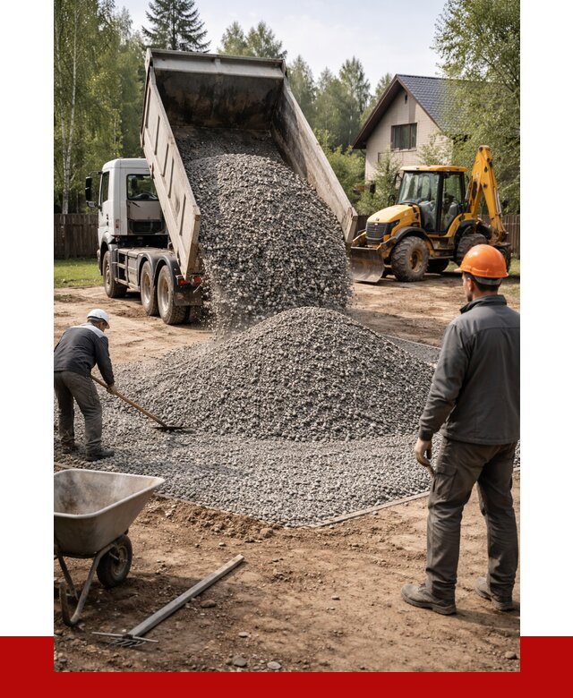 Отсыпка участка щебнем в Верхней Пышме от 6669 р. ПРОНЕРУДВрх