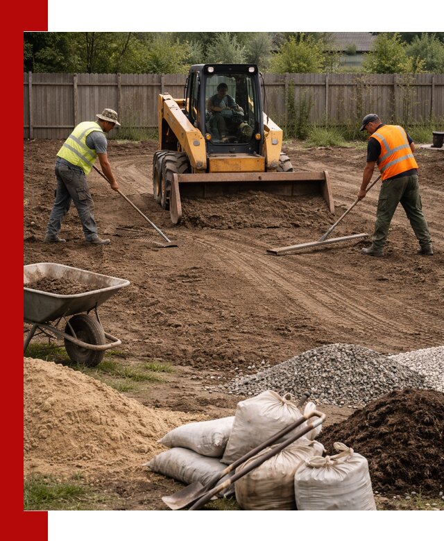 Выравнивание участка под строительство и благоустройство в Верхней Пышме