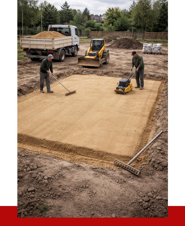 Устройство песчаной подушки в Верхней Пышме от 4617 р. ПРОНЕРУДВрх